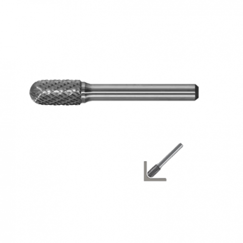 Đầu mài hợp kim Trụ - Cầu (SC Cylinder Shape with Radius End)